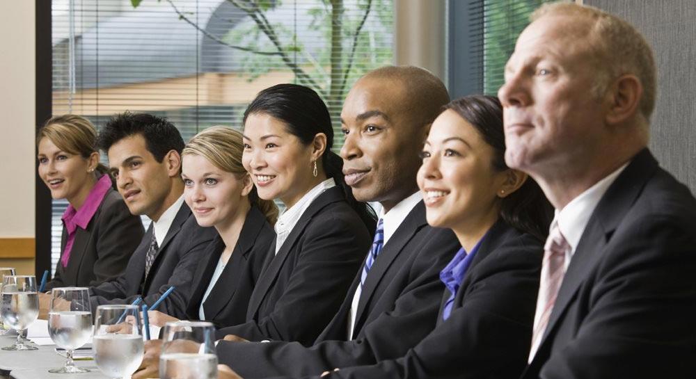 People attending a seminar 